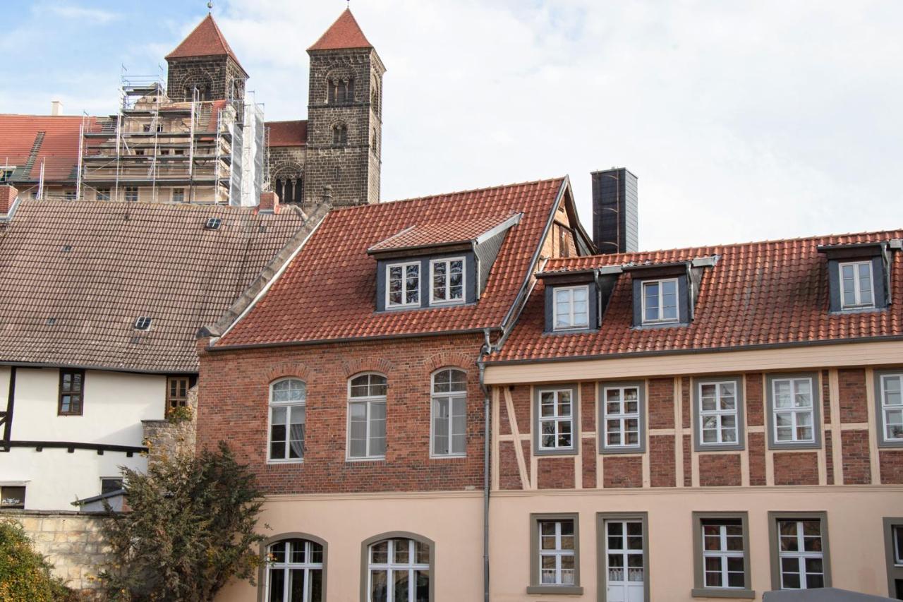 Salon Am Schlossberg Quedlinburg Esterno foto